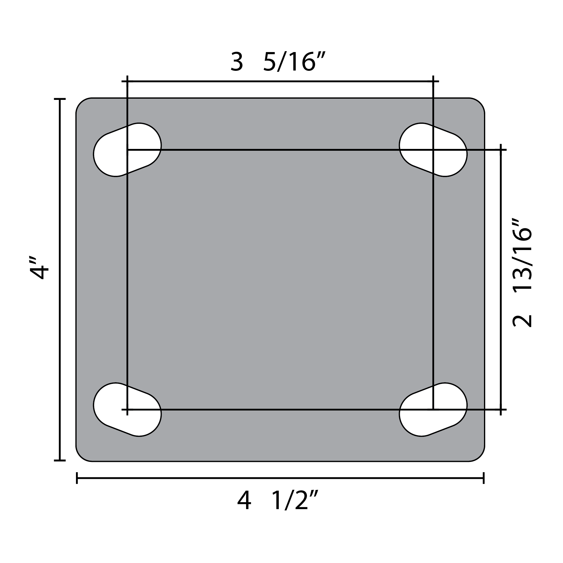 4" Locking Caster Wheel